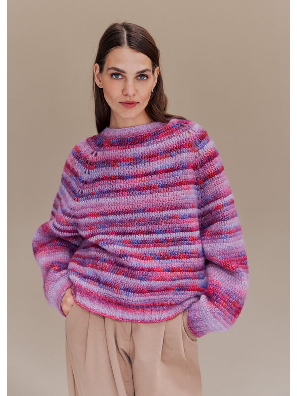 Lana Grossa PULLOVER TOPDOWN Picasso - Stickmönster (DK)
