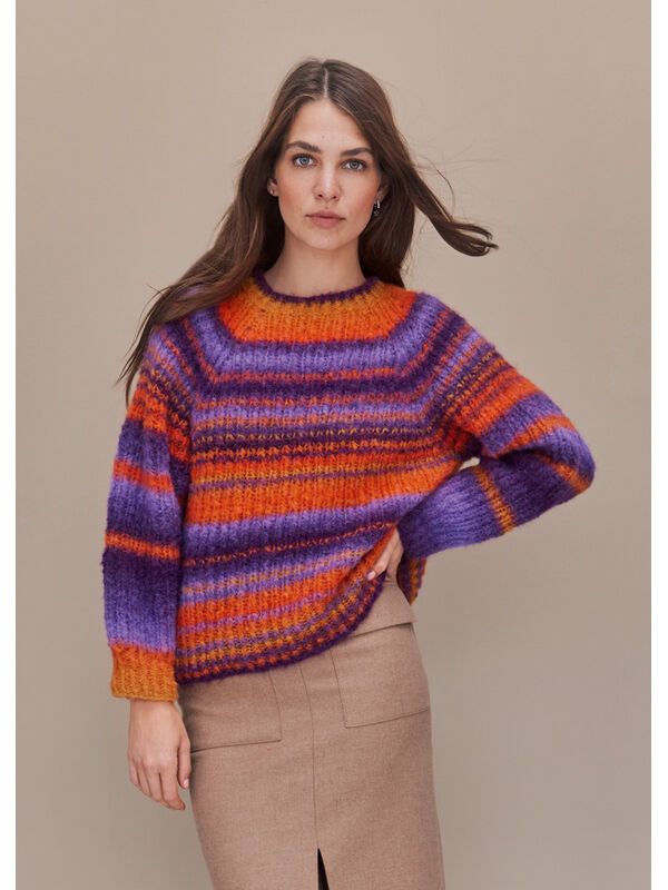 Lana Grossa TOPDOWN-PULLOVER Gigante - Stickmönster (DK)