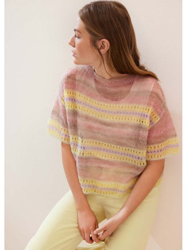 Lana Grossa T-SHIRT Silkhair & Cottonhair - Stickmönster (SE)