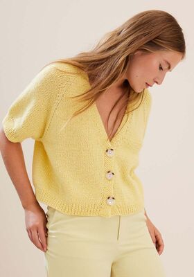 RAGLANJACKA Summer Softness - Stickmönster (SE) från Lana Grossa
