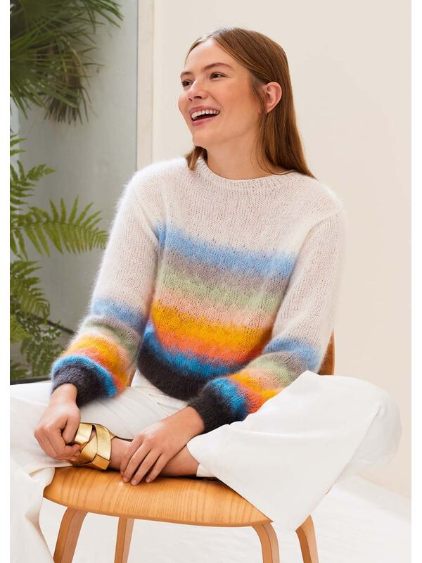 Lana Grossa PULLOVER Silkhair - Stickmönster (SE)