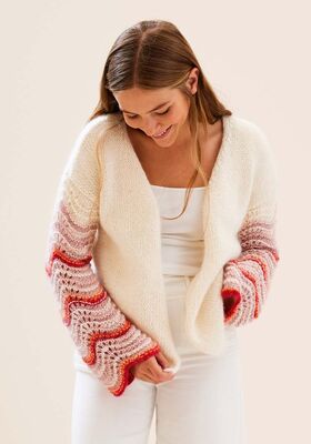JACKA Silkhair & Summer Softness - Stickmönster (DK) från Lana Grossa