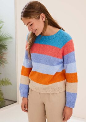 PULLOVER Ecopuno - Stickmönster (NO) från Lana Grossa