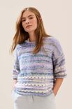Lana Grossa PULLOVER Ecopuno, Cottonhair & Summer Softness - Stickmönster (DK)