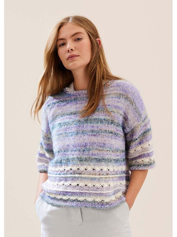 Lana Grossa PULLOVER Ecopuno, Cottonhair & Summer Softness - Stickmönster (DK)