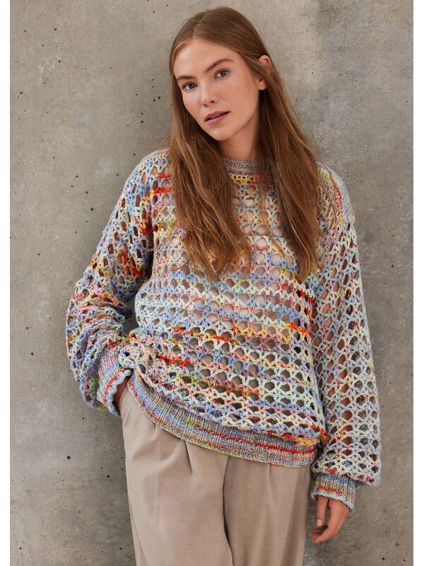 Lana Grossa PULLOVER Cotonella Multi - Stickmönster (DK)