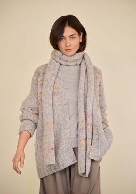 CARDIGAN Alpaca Air II & Cassata från Lana Grossa