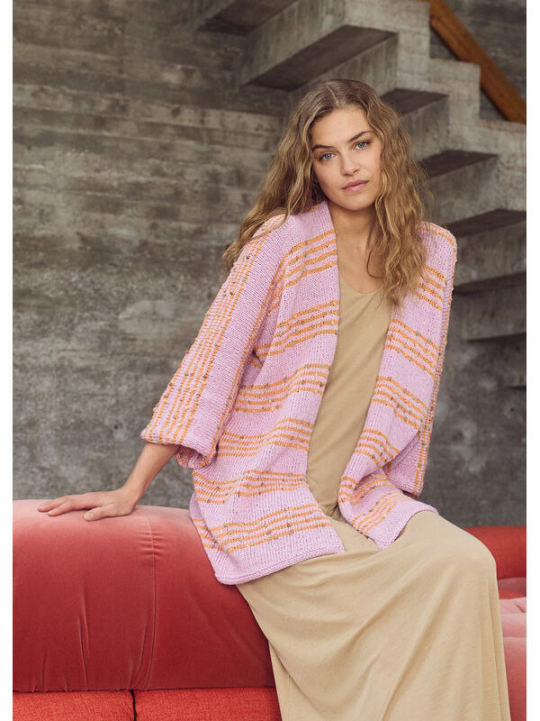 Lana Grossa KIMONO-JACKA Summer Softness & Popcorn