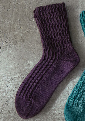 SOCKOR Meilenweit 100g Merino Extrafine - Stickbeskrivning (SE) från Lana Grossa
