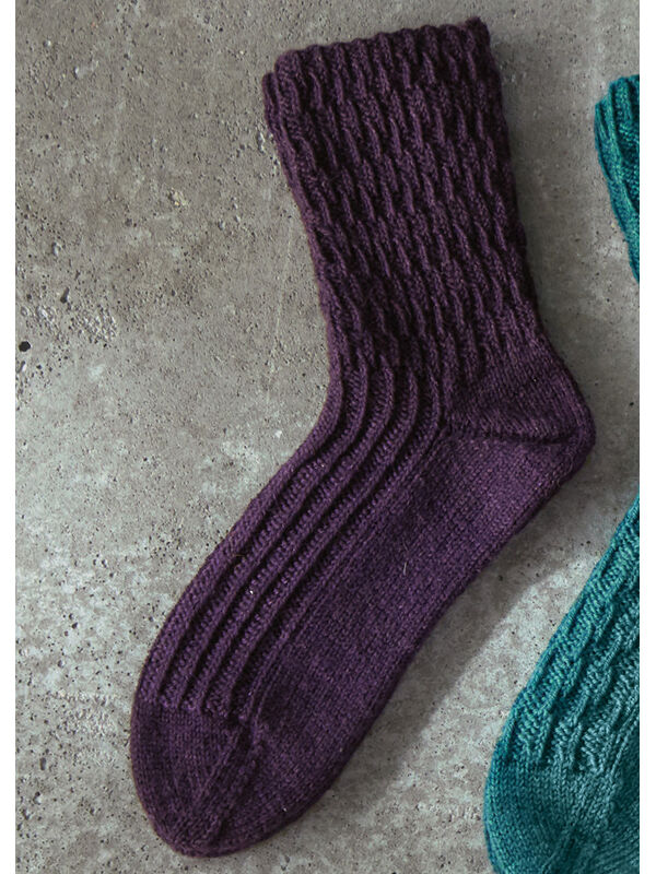 Lana Grossa SOCKOR Meilenweit 100g Merino Extrafine - Stickbeskrivning (SE)