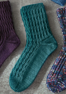 SOCKOR Meilenweit 100g Merino Extrafine - Stickbeskrivning (SE) från Lana Grossa