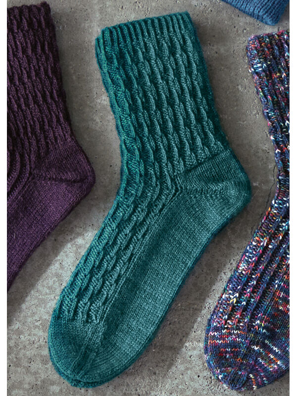 Lana Grossa SOCKOR Meilenweit 100g Merino Extrafine - Stickbeskrivning (SE)