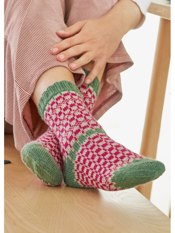 Lana Grossa SOCKOR Meilenweit 50g - Stickmönster (SE)