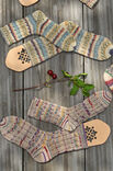 Lana Grossa SOCKOR Meilenweit 100g Neve - Stickmönster (SE)