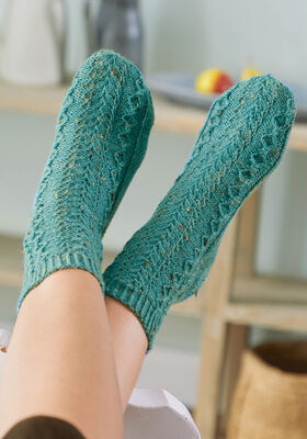 SOCKOR Meilenweit 100g Tweed - Stickmönster (DK) från Lana Grossa