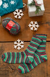 Lana Grossa SOCKOR Meilenweit 100g Christmas - Stickbeskrivning (SE)