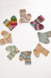 Lana Grossa BAS-SOCKOR Meilenweit 100g Color Mix Multi - Stickmönster (SE)