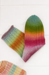 Lana Grossa BAS-SOCKOR Meilenweit 100g Color Mix Multi - Stickmönster (SE)