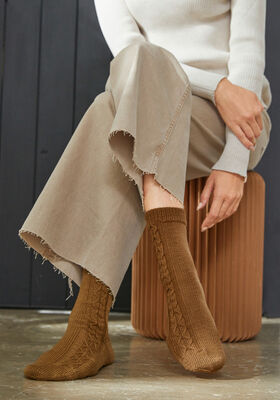KASHMIRSOCKOR Meilenweit 50g Cashmere - Stickmönster (SE) från Lana Grossa