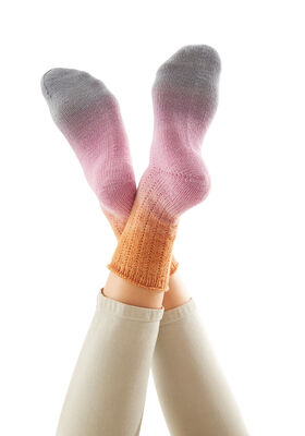 SOCKOR Meilenweit 50g Merino hand-dyed - Stickmönster (SE) från Lana Grossa