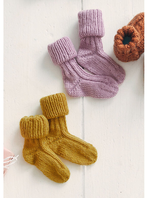 Lana Grossa BABYSOCKOR Meilenweit 50g Cashmere - Stickmönster (SE)