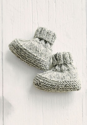 BABYSOCKOR Meilenweit 6-fach 150g Mouliné - Stickmönster (SE) från Lana Grossa