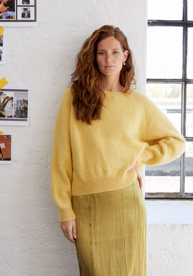 TOP-DOWN-PULLOVER IDA I Cool Wool & Silkhair  från Lana Grossa