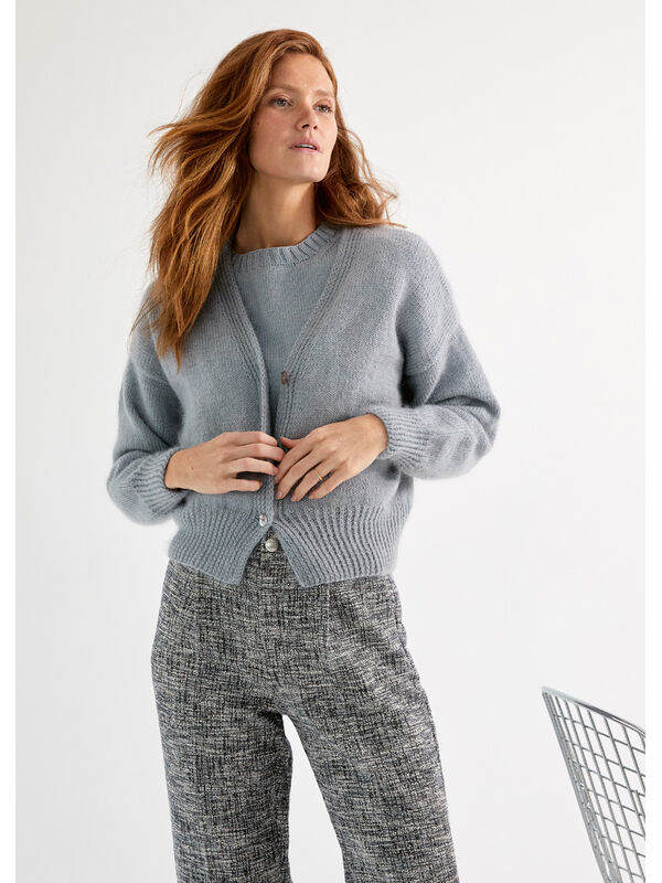 Lana Grossa CARDIGAN GERDA III Cool Wool & Silkhair