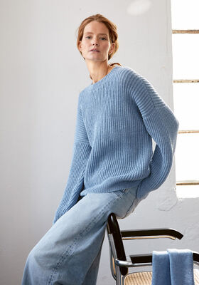 PULLOVER MARTA III Cool Wool Mélange från Lana Grossa