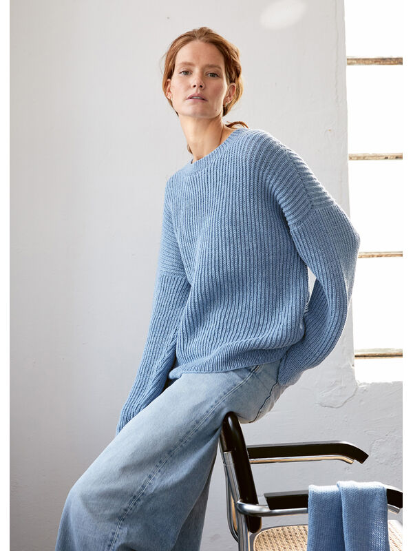 Lana Grossa PULLOVER MARTA III Cool Wool Mélange