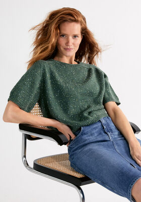 TOP-DOWN-SHIRT HEDDA IV Cool Wool Dots  från Lana Grossa