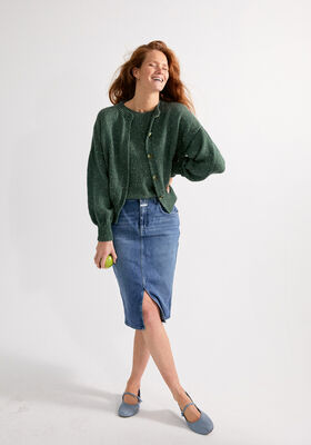 CARDIGAN GERDA IV Cool Wool Big Dots från Lana Grossa