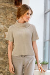 Lana Grossa RIBBTRÖJA Cool Wool Melange - Stickmönster (SE)