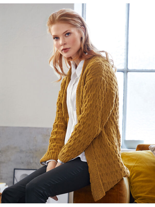 Lana Grossa CARDIGAN Cool Wool Big Melange - Stickmönster (SE)