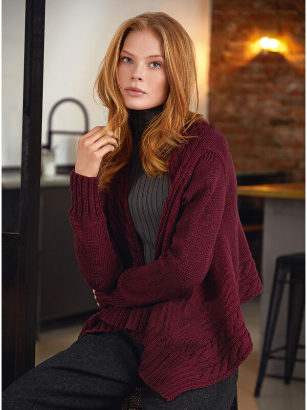 Lana Grossa JACKA Cool Wool Big Melange - Stickmönster (SE)