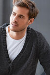 Lana Grossa RAGLANJACKA (MAN) Cool Wool Big - Stickmönster (SE)