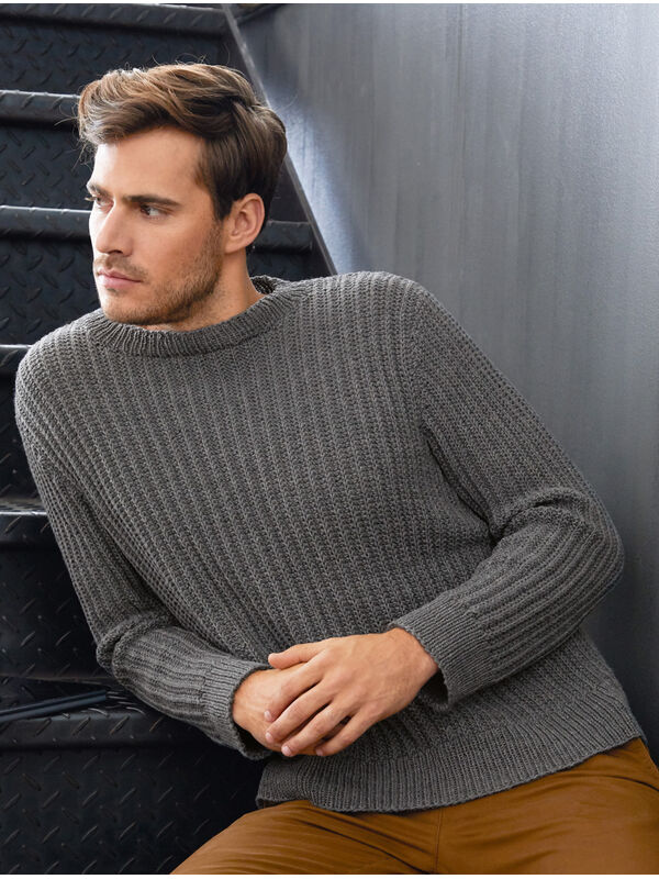Lana Grossa TRÖJA Cool Wool (MAN) - Stickmönster (SE)