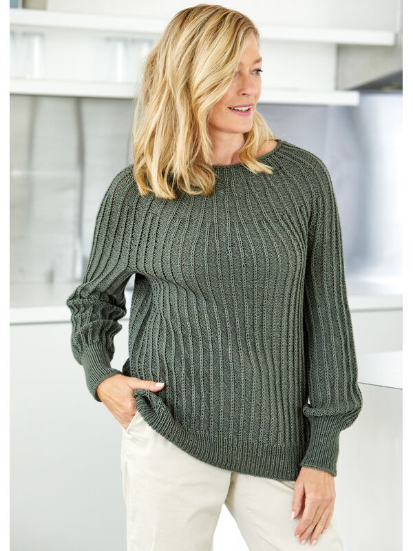 Lana Grossa PULLOVER Cool Wool - Stickmönster (SE)