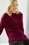 Lana Grossa PULLOVER Cool Wool Big - Stickmönster (DK)