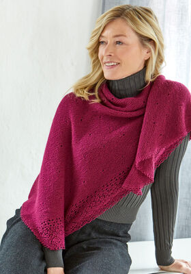 STOLA Cool Wool Lace - Stickmönster (DK) från Lana Grossa