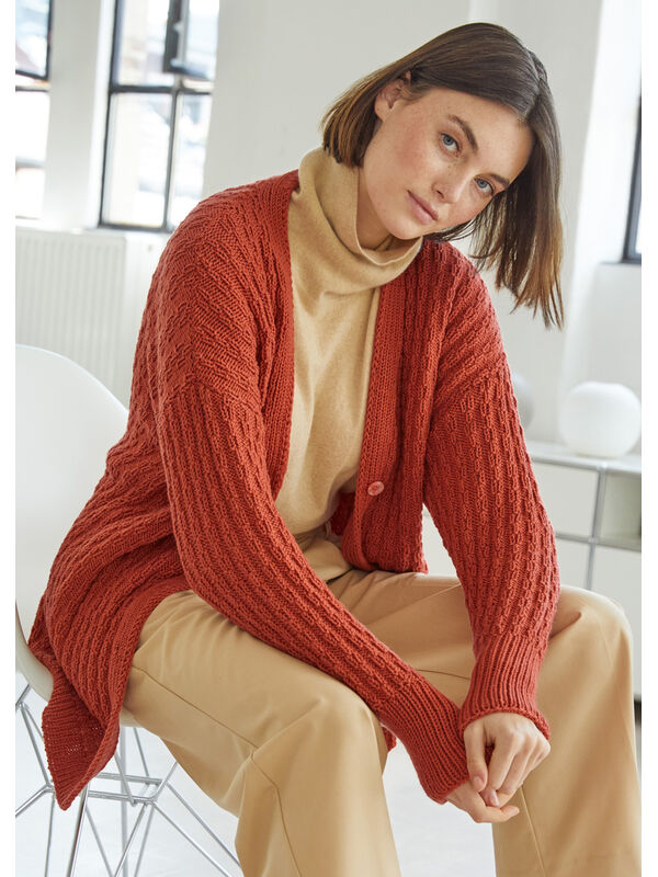 Lana Grossa CARDIGAN Cool Wool Big - Stickmönster (DK)