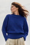 Lana Grossa FLADDERMUSPULLOVER Cool Wool Big - Stickmönster (SE)