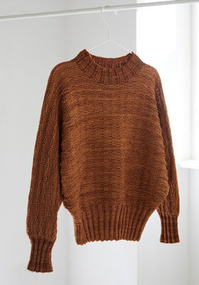 FLADDERMUSPULLOVER Cool Wool Big - Stickmönster (SE) från Lana Grossa