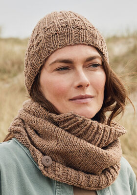 MÖSSA Landlust Soft Tweed 180 & Cool Wool Lace - Stickbeskrivning (DK) från Lana Grossa