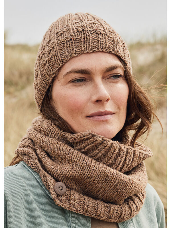 Lana Grossa MÖSSA Landlust Soft Tweed 180 & Cool Wool Lace - Stickbeskrivning (DK)