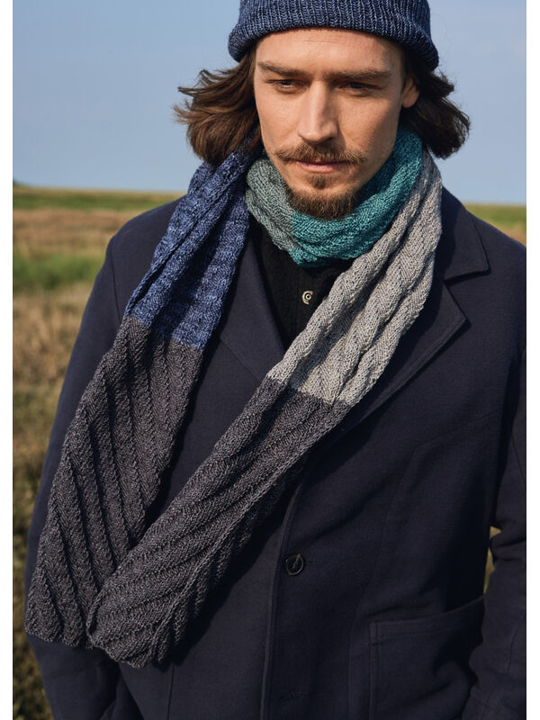 Lana Grossa SJAL (MAN) Cool Wool Vintage- Stickmönster (DK)