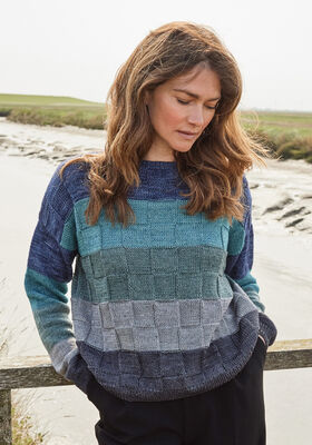 PULLOVER Cool Wool Vintage - Stickmönster (DK) från Lana Grossa