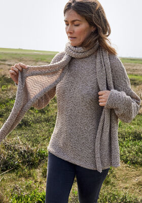 PULLOVER Cool Wool Lace - Stickmönster (DK) från Lana Grossa