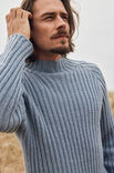 Lana Grossa RAGLANPULLOVER (MAN) Merino Uno - Stickmönster (DK)