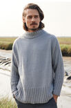 Lana Grossa PULLOVER (MAN) Cool Wool Big - Stickmönster (DK)